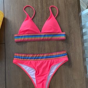 Hot pink Shein Bikini